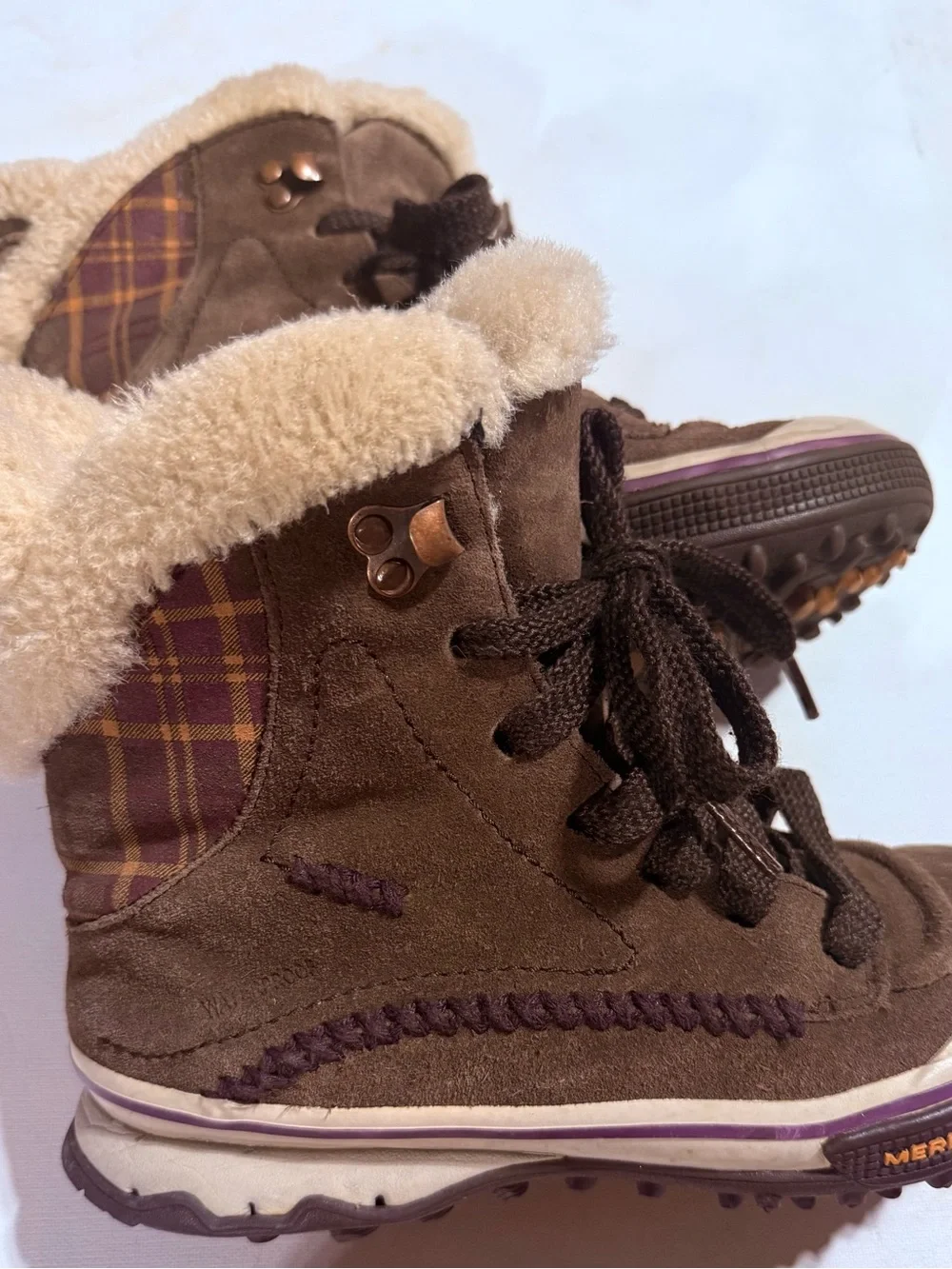 Merrell Pixie Lace Waterproof Bracken Walking Boots Size-6